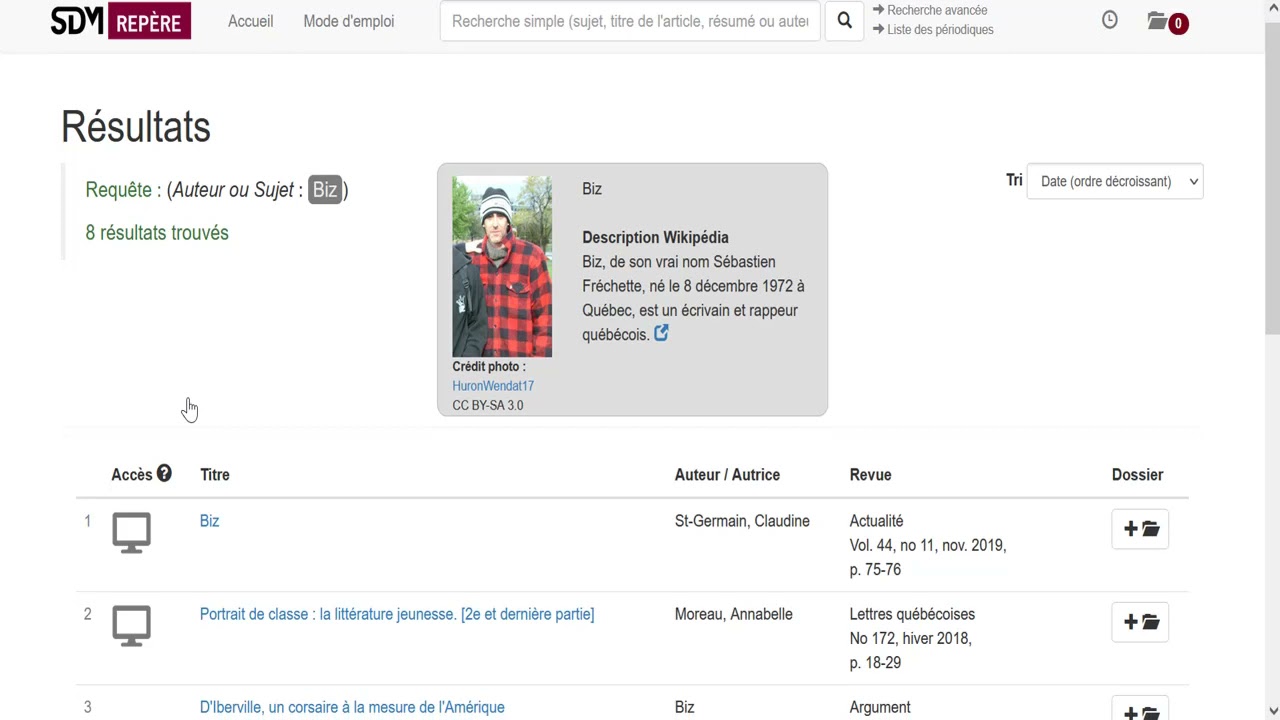 Repère : Améliorations dans l'intégration Wikidata
