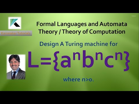Turing Machine for a^n b^n c^n Solved Example in telugu | Design TM for 0^n 1^n 2^n | FLAT | TOC