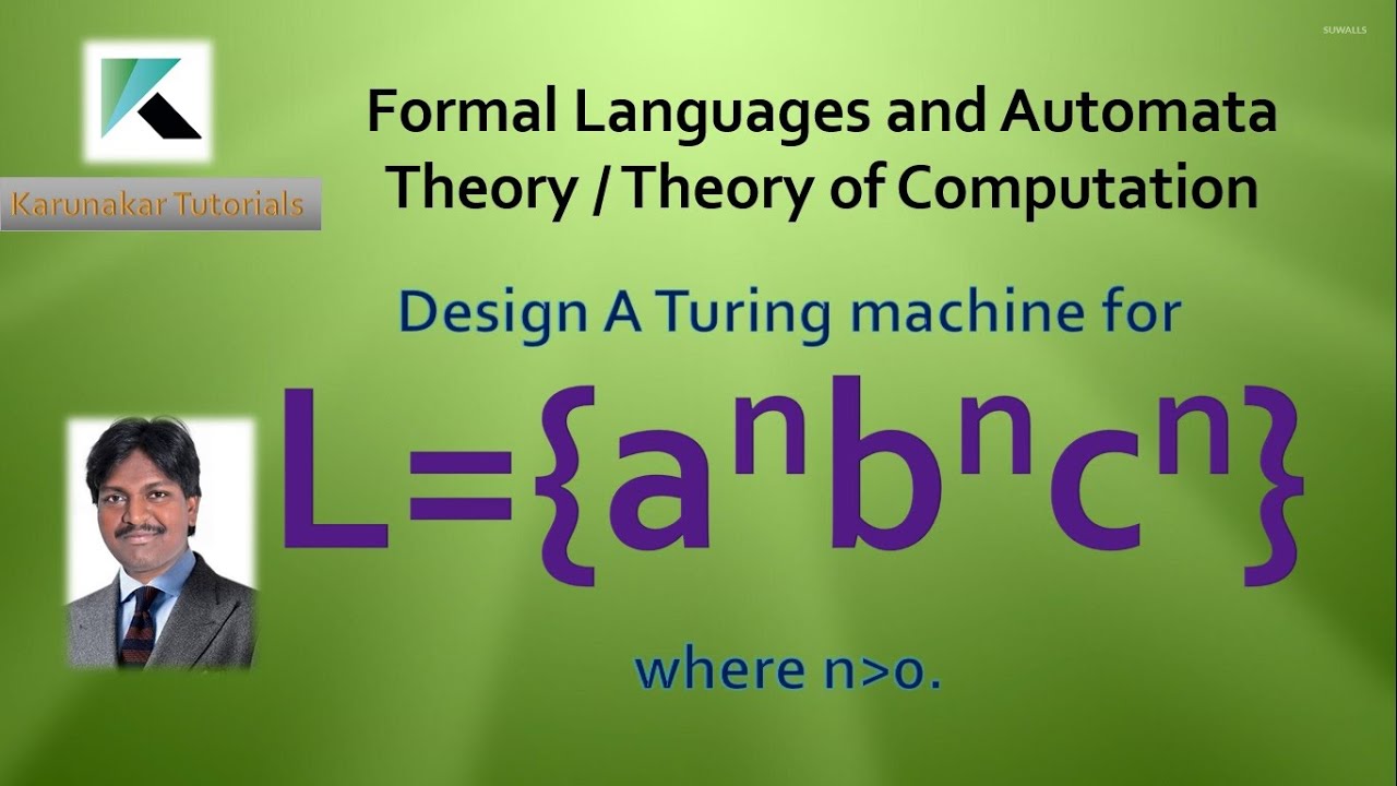Designing a Turing Machine for a^n b^n c^n: Solved Example in Telugu