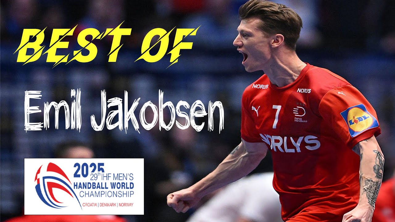 Epic Emil Jakobsen Goals of 2025 | Handball Highlights 🇩🇰