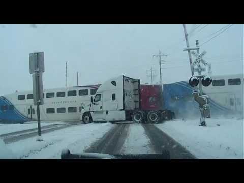 FrontRunner Train Hits FedEx Truck 🚆