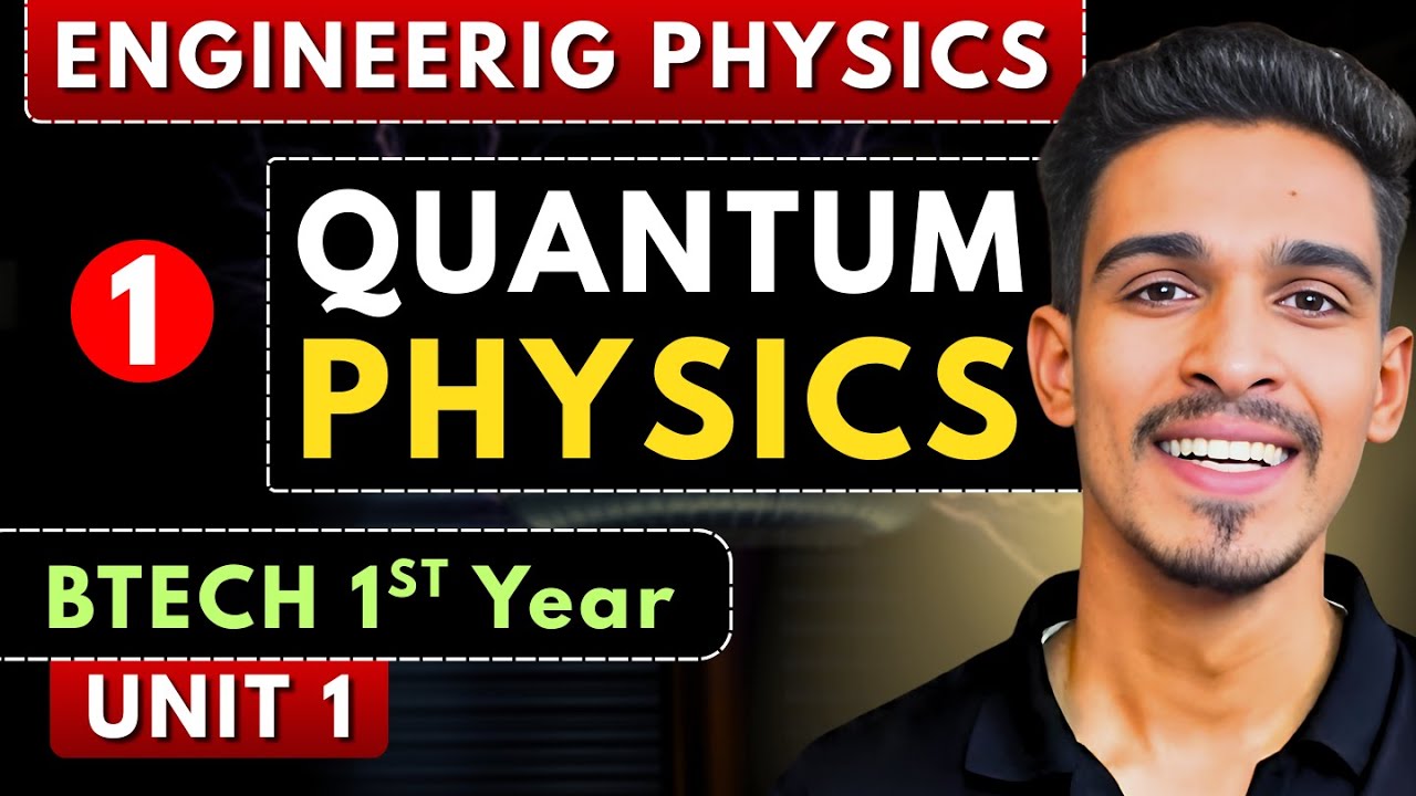 Lec 1 | Planck’s Quantum Hypothesis | Quantum Mechanics | Engineering Physics BTech 1st Year