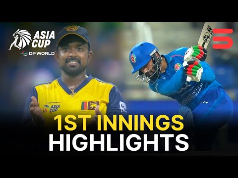 1st Innings Highlights | Sri Lanka vs Afghanistan | Match 11 | DP World Asia Cup 2025 | ZF1K