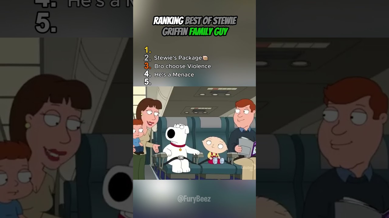 Top Stewie Griffin Moments in Family Guy 🔥