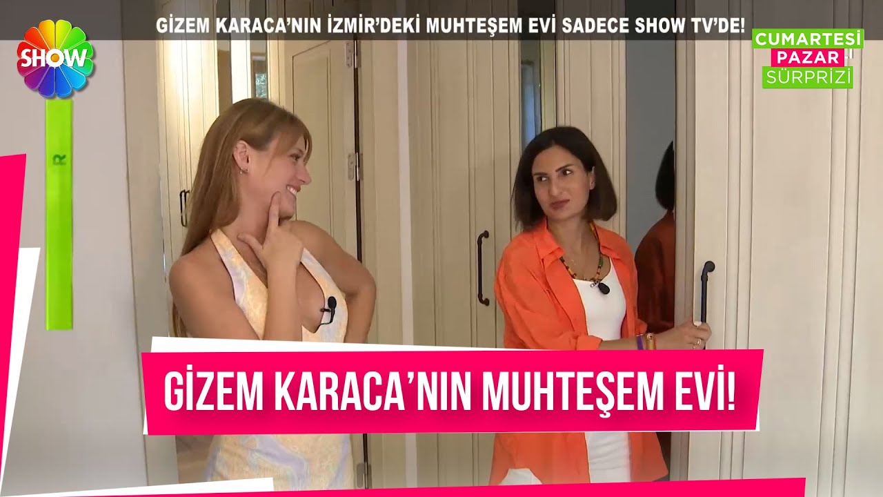 Gizem Karaca İzmir'deki Muhteşem Evinin Kapılarını Sadece Show TV'ye Açtı! 🏡
