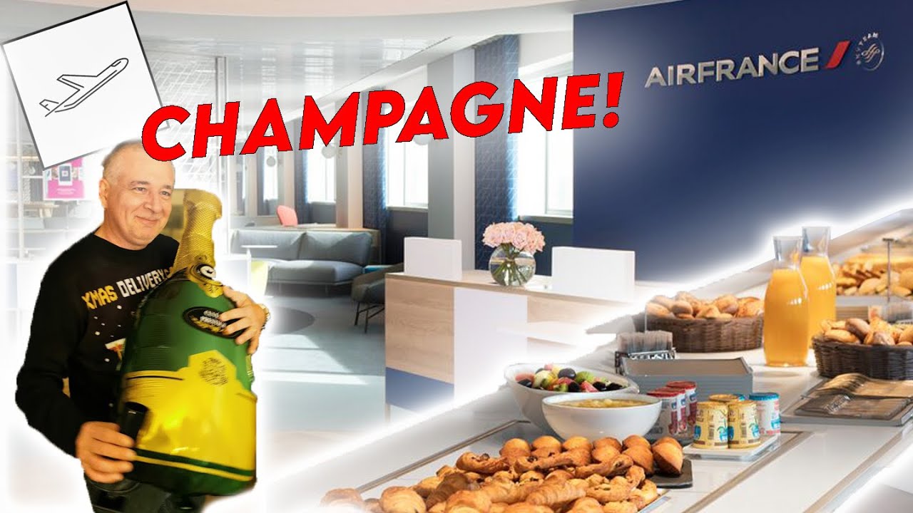 Visite du salon Air France Terminal 2G ✈️