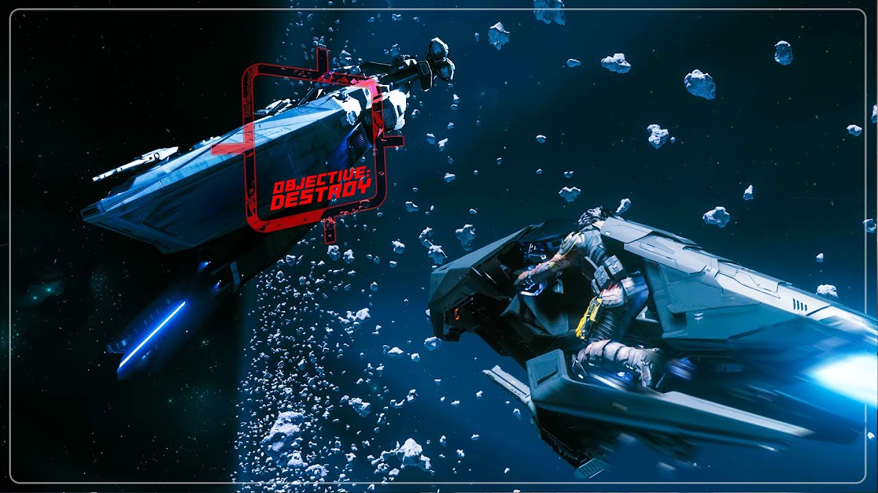 Solo Bounty Hunter Destroys Capital Ships in Star Citizen ๐