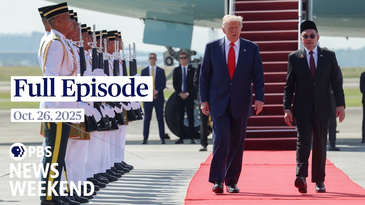 PBS News Weekend: Trump’s Asia Tour & US-China Trade Talks 🌏 (Oct. 26, 2025)
