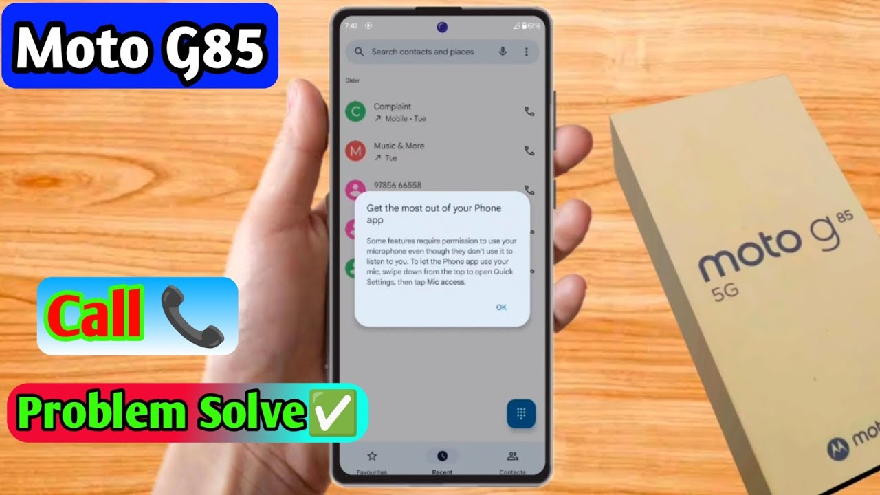 moto g85 5g call problem, moto g85 5g call nahi lag raha hai