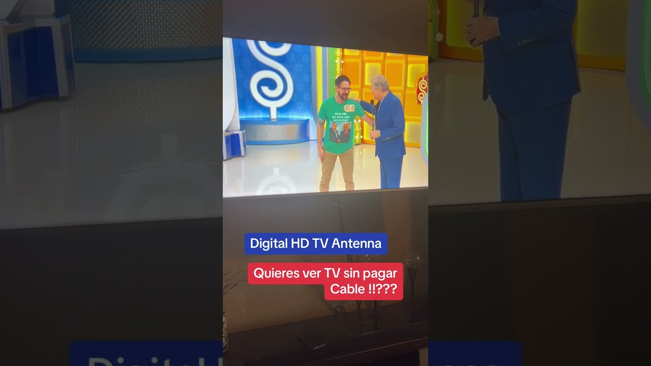 Enhance TV Signal with Mini DVBT2 HDTV Antenna 📺