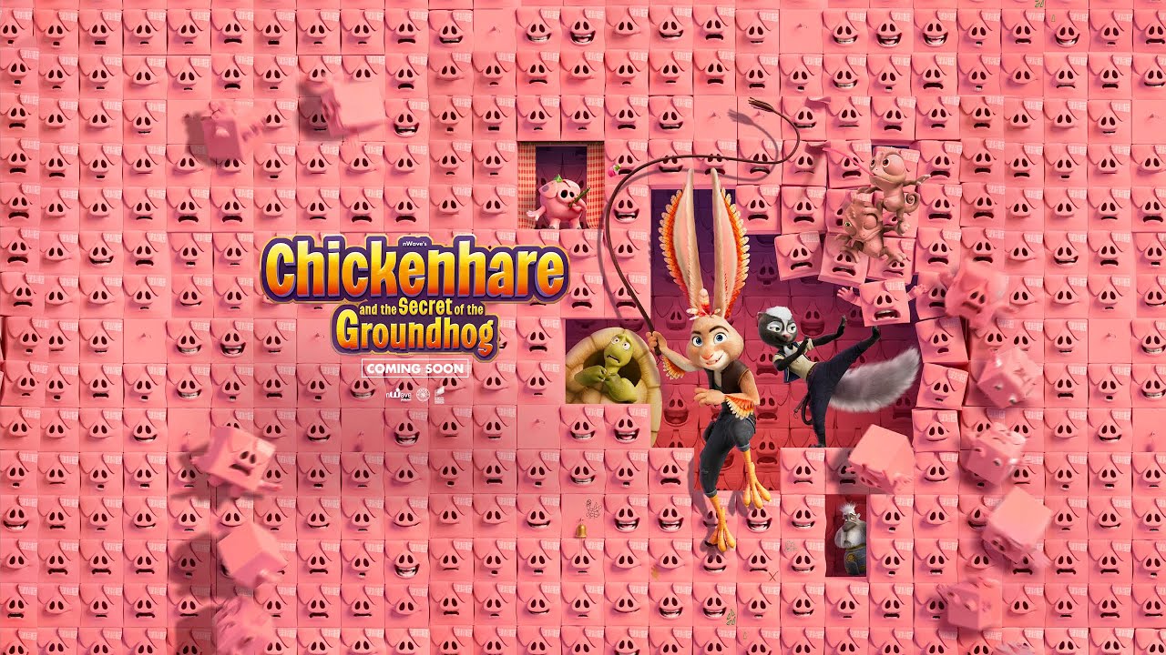 Chickenhare and the Secret of the Groundhog (2025) | Teaser Trailer Piggies | nWave Studios