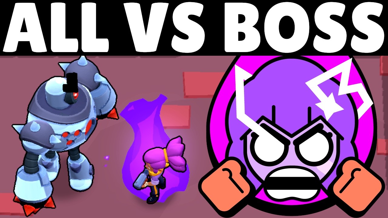 97 Brawlers Face Off Against Boss! Who's Fastest? ⚡