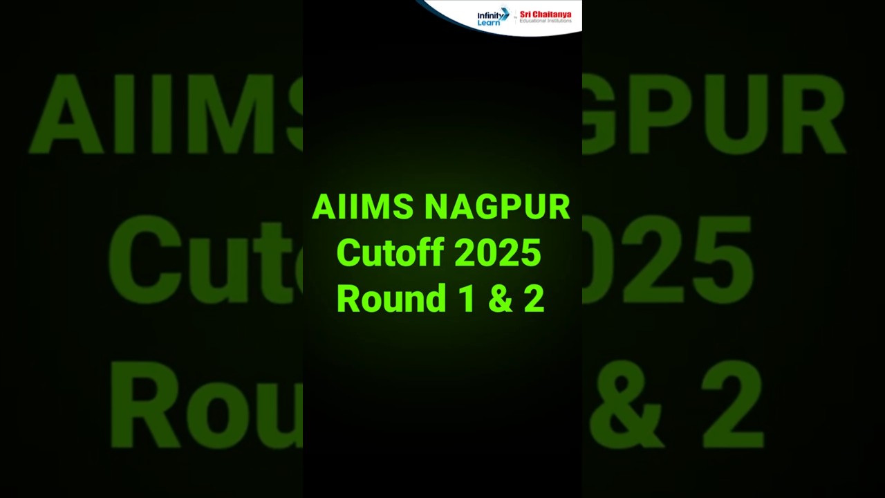 AIIMS NAGPUR Cutoff 2025 | MCC Counselling Round 1 &  2 | Category Wise #aiimscutoff #mcc