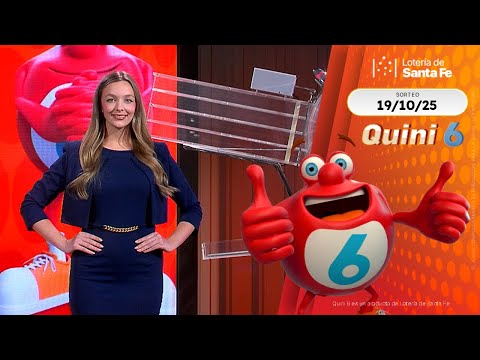 Quini 6 - Domingo 19 de octubre de 2025 (19/10/2025)
