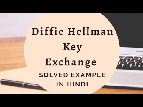 Diffie -Hellman Secret key exchange algorithm | solved example in hindi and english