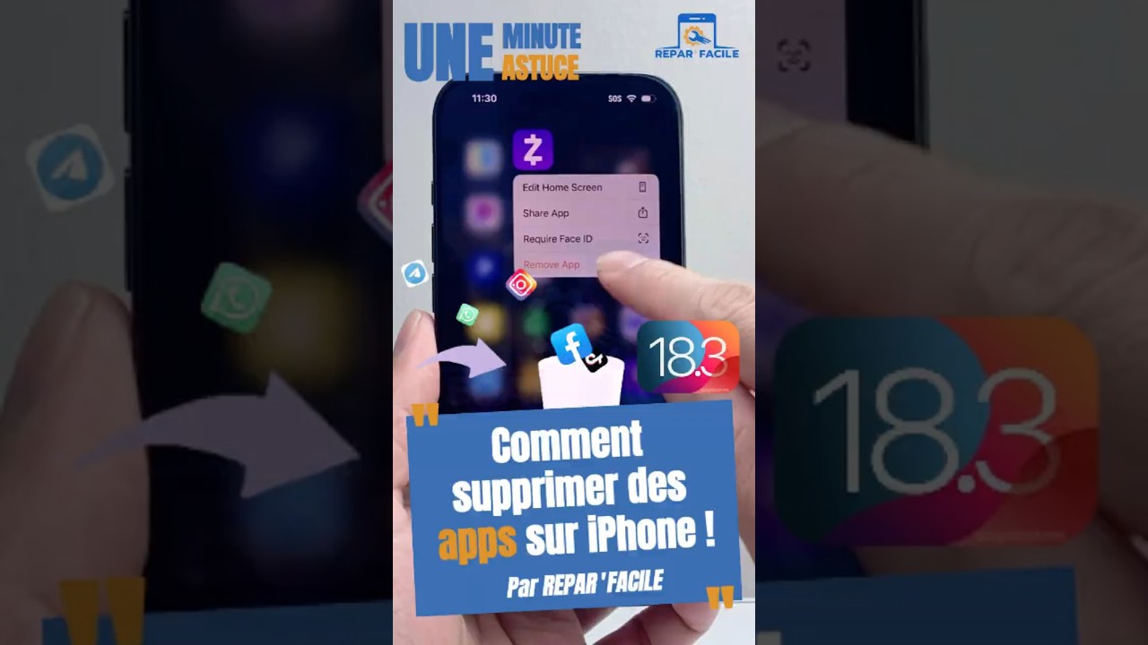 Comment désinstaller une application sur iPhone