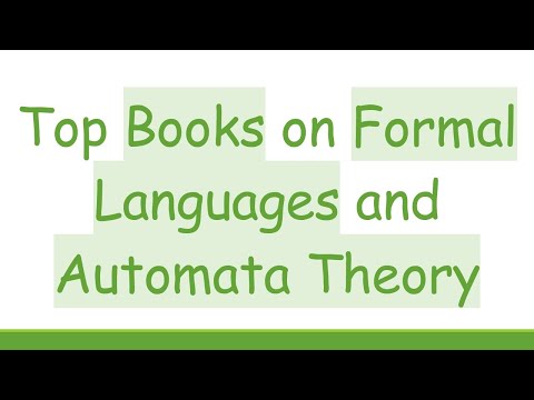 Top Books on Formal Languages and Automata Theory