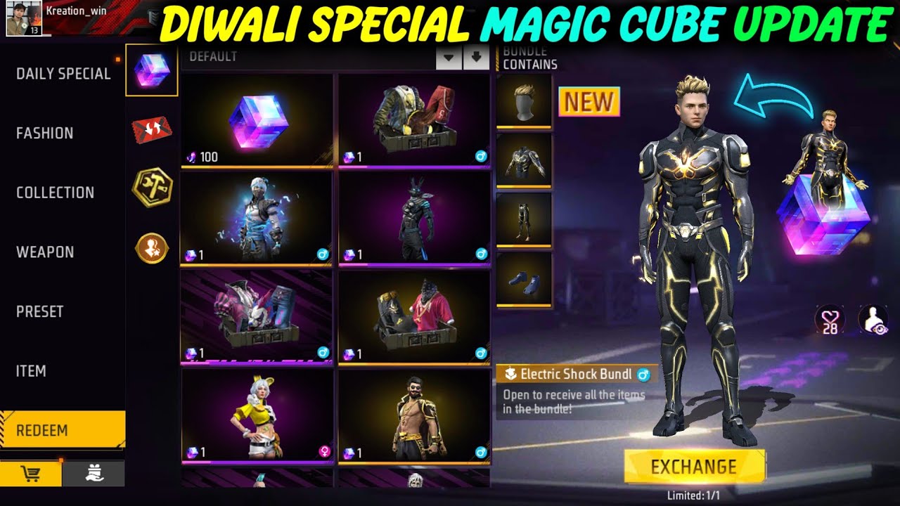5 Rare Diwali Magic Cube Bundles🔥