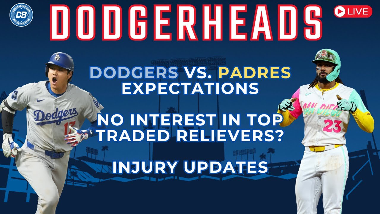DodgerHeads: Dodgers' Trade Rumors, Padres Series Preview & Graterol Update ⚾️