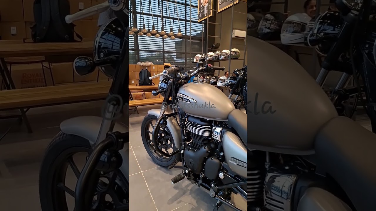 🔥 New Stellar Matt Grey & Fireball Grey Launch! | Royal Enfield Meteor 350 #Viral