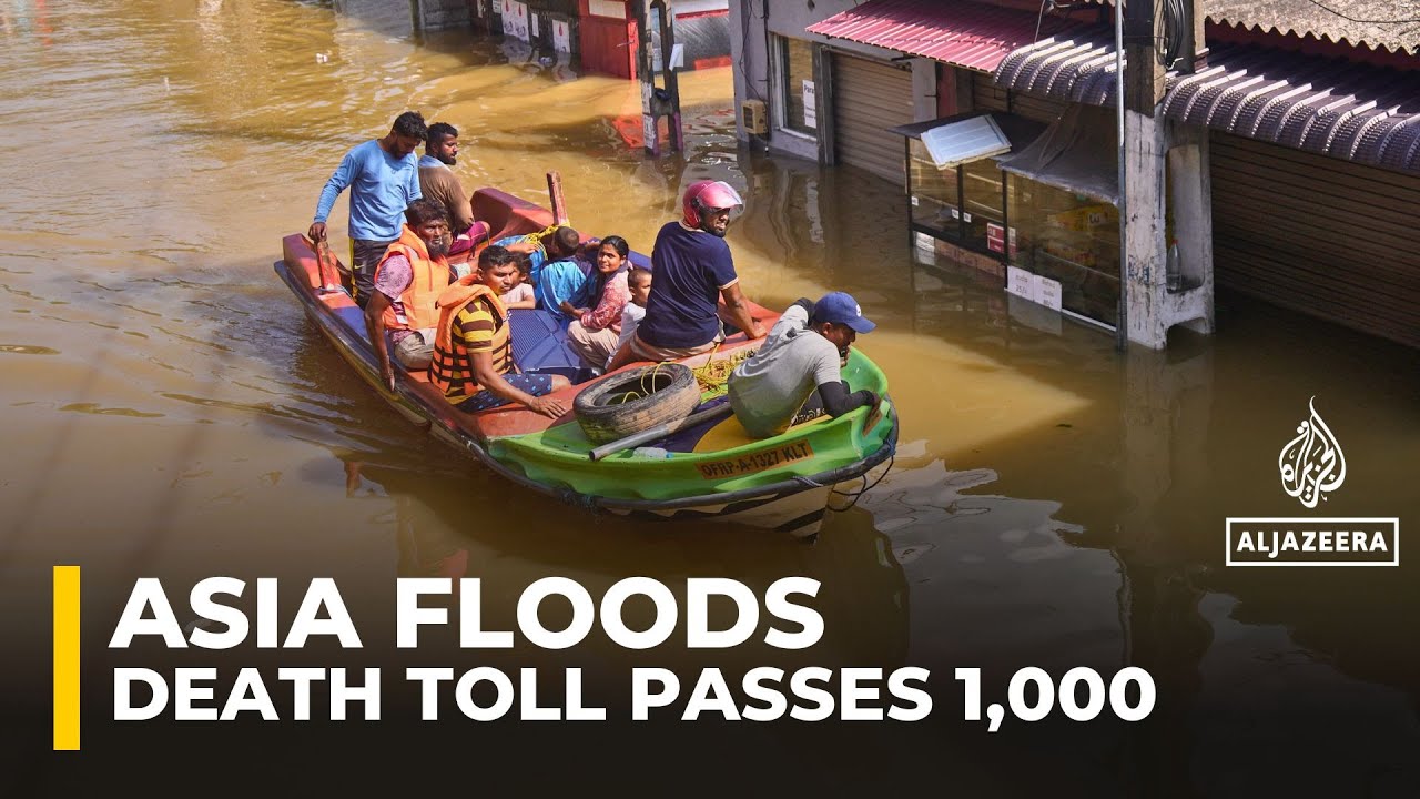 More than 1,000 killed in floods across Indonesia, Sri Lanka as rescue efforts continue