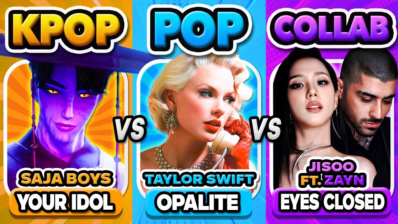 KPOP vs POP vs COLLAB: Save One Song! 🎶