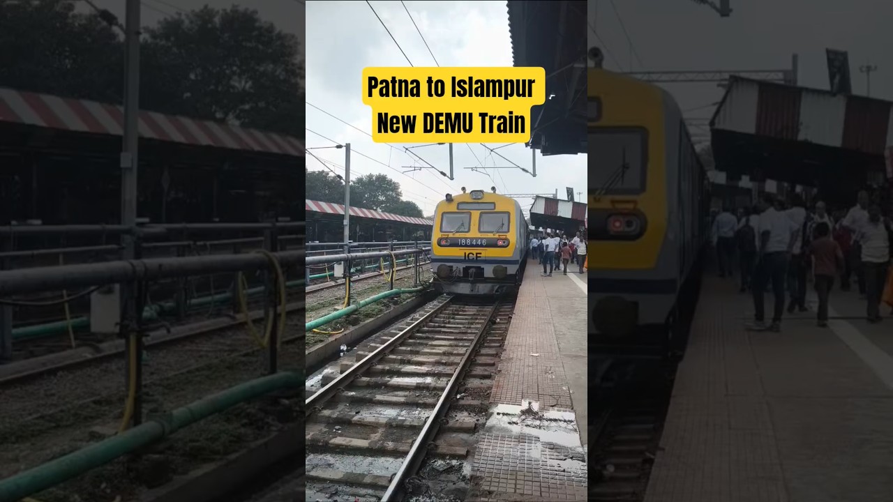Patna to Islampur DEMU Train Journey 🚆