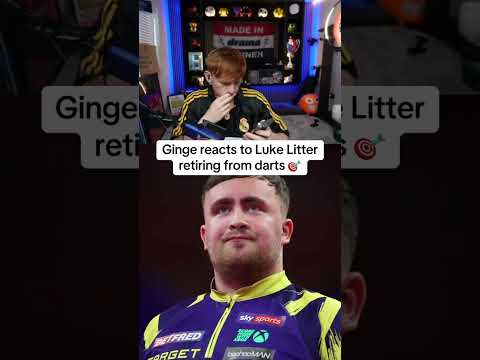 AngryGinge Reacts to Luke Littler Quitting Darts #angryginge13 #funny #football #fypシ #fyp