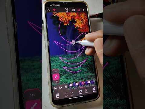 Leaf Falling Animation In Mobile. #shorts