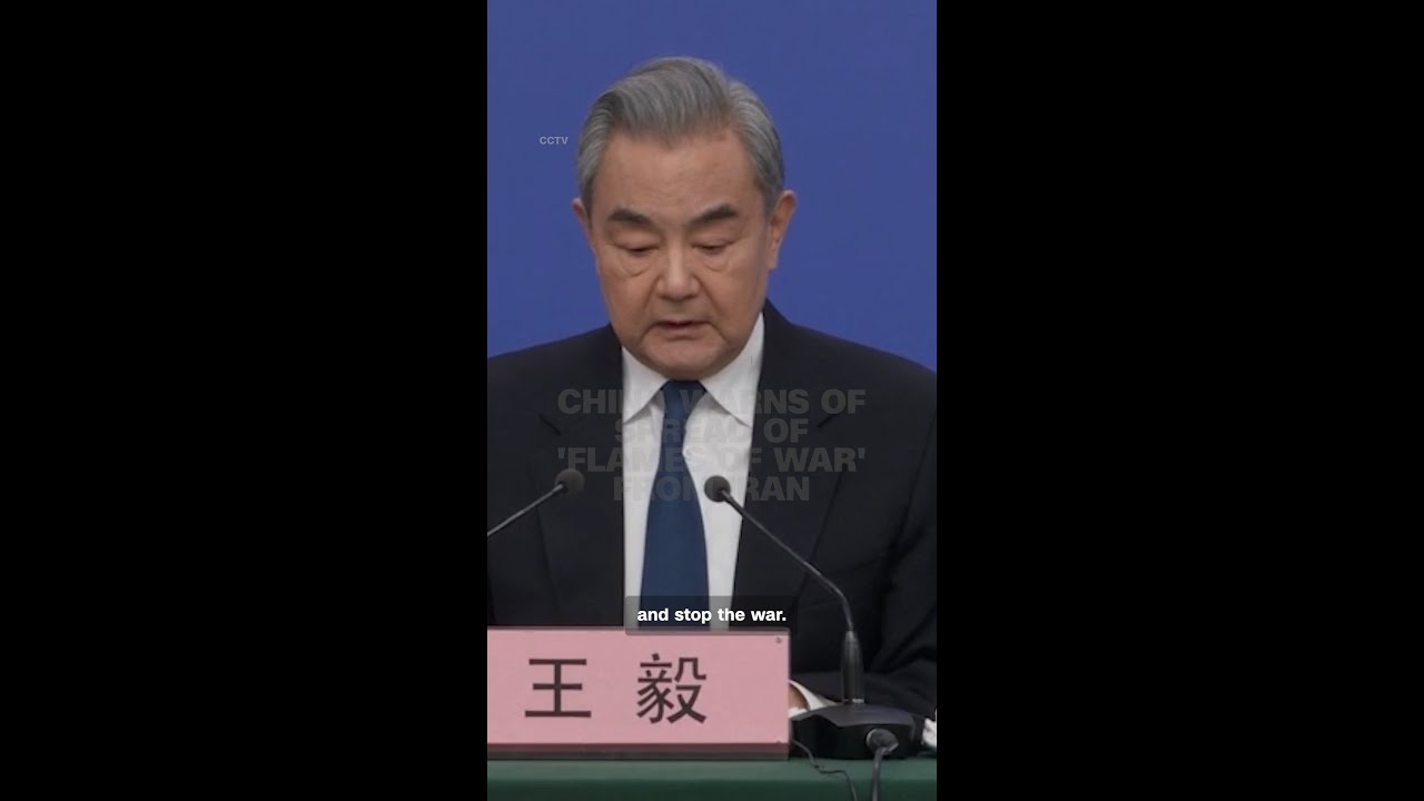 China Warns of War Spread from Iran 🇨🇳