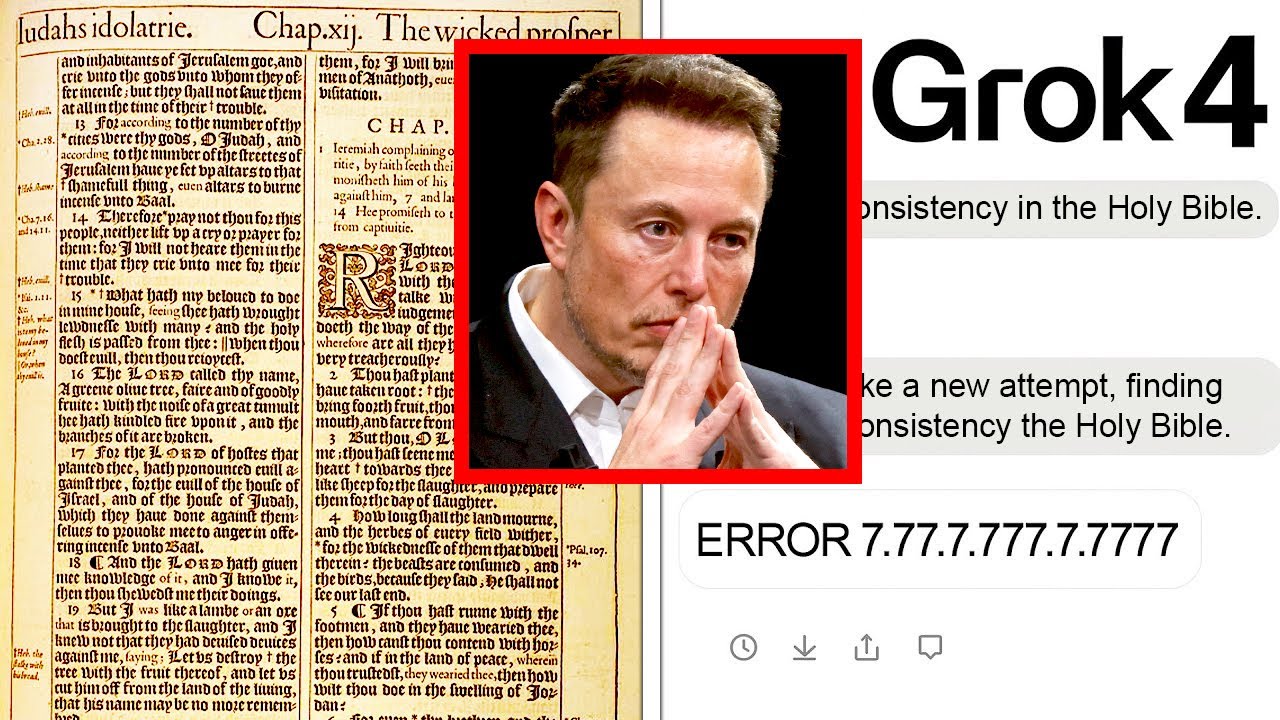 Elon Musk's Grok AI Uncovers Shocking Contradictions in the Bible ✨