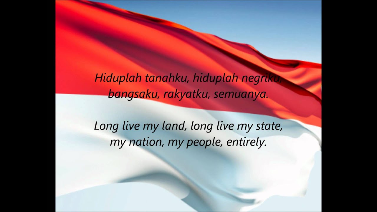 Indonesian National Anthem - "Indonesia Raya" (ID/EN)