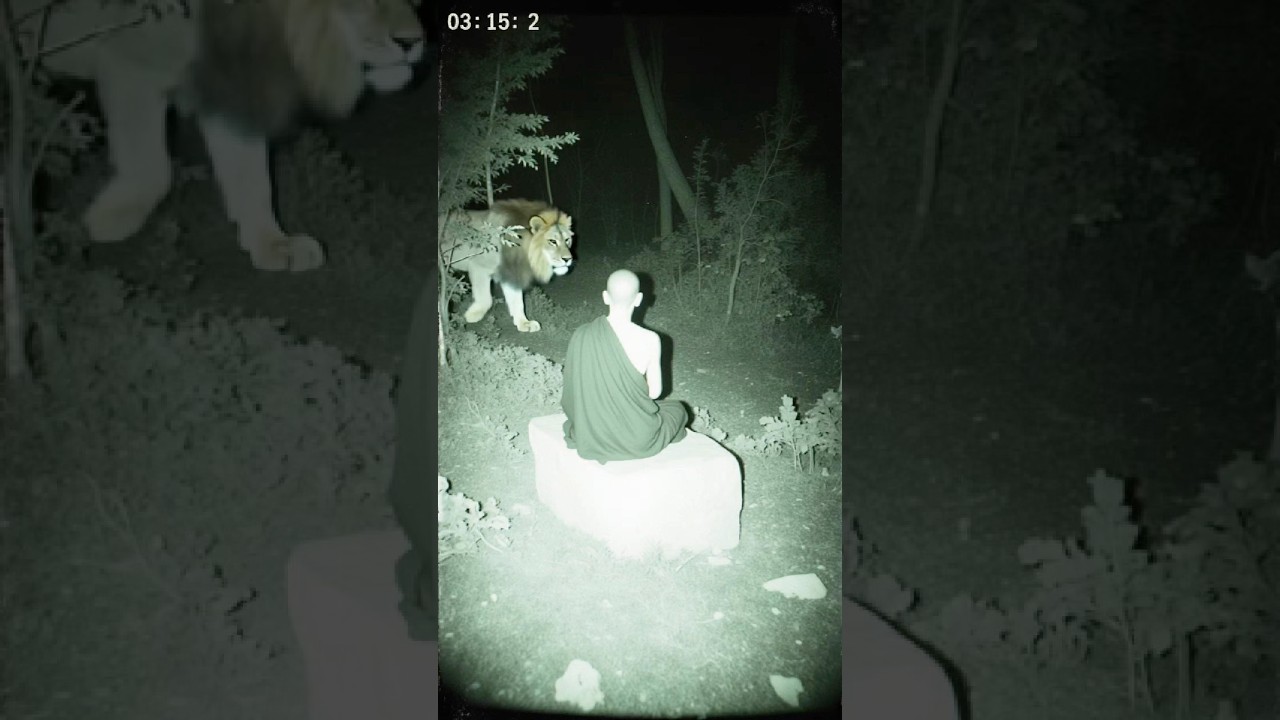 Lion Bows to Meditation Power π¦