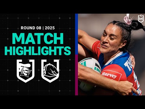 2025 NRLW Match Highlights | Knights v Broncos | Round 8