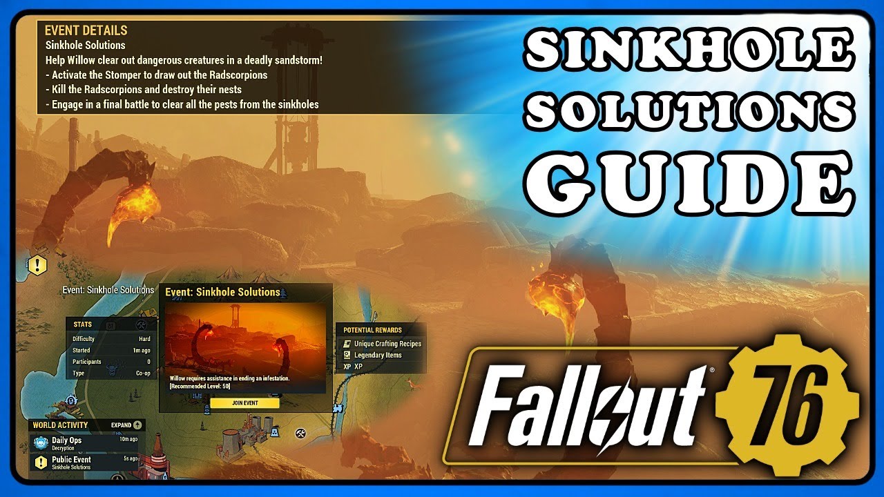 Fallout 76 Sinkhole Event: Solo Tips & Solutions