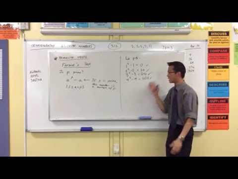 Primality (1 of 2: Fermat's Test)