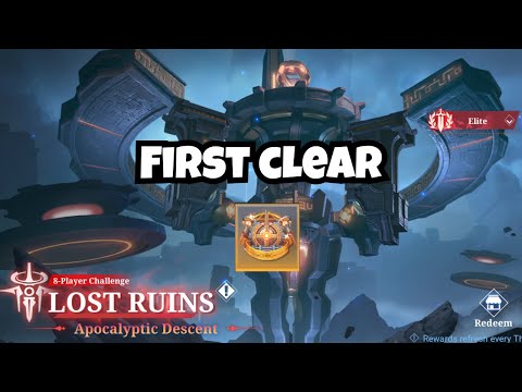 Apocalyptic Descent (Elite) First Clear - Bounty Hunter POV | Crystal of Atlan