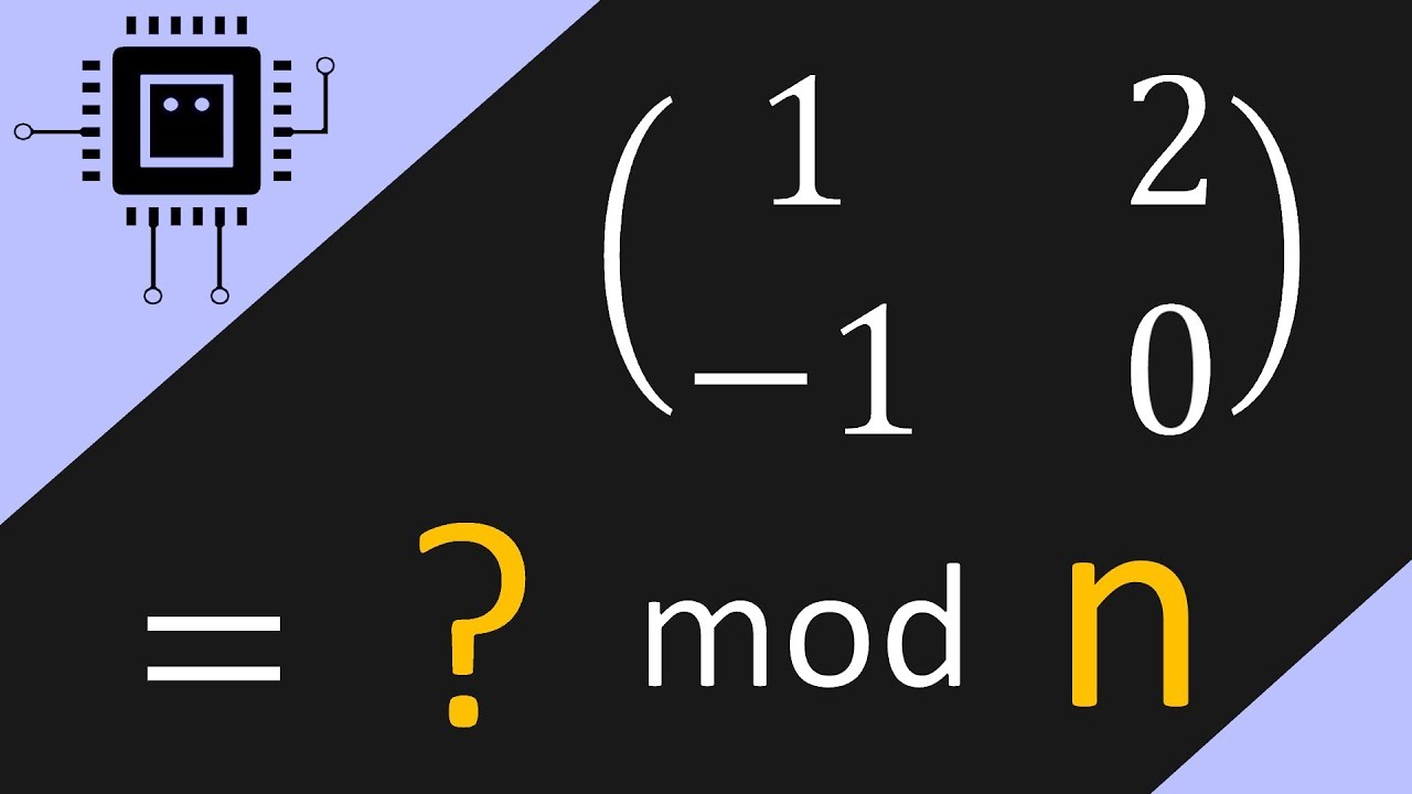 Calculating the Modular Inverse of a 2x2 Matrix in Cryptology