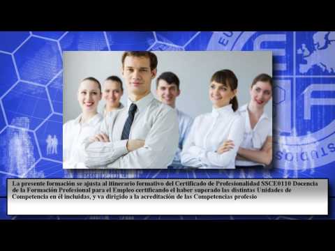 Ssce0110 Docencia De La Formacion Profesional Para El Empleo Online - Cursos Online