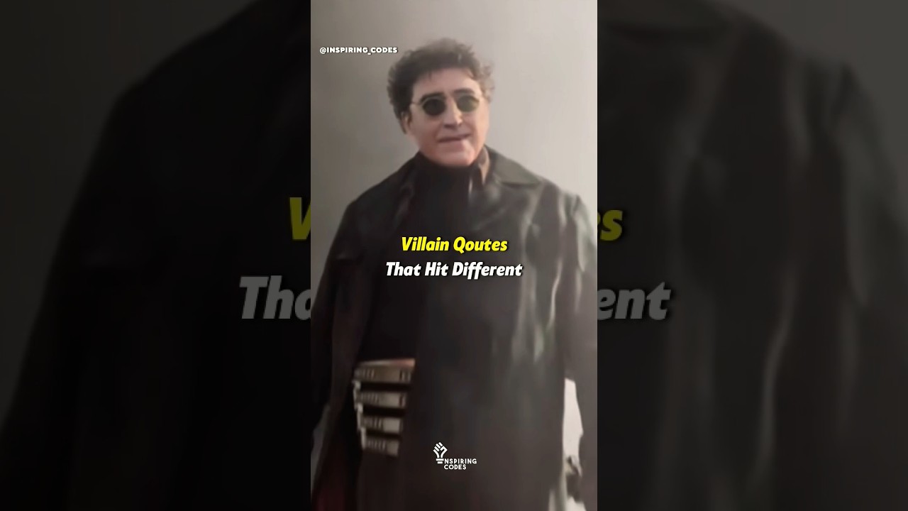 Powerful Villain Quotes That Hit Different 🔥