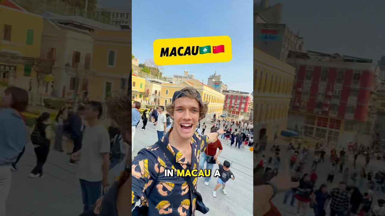 I travelled to MACAU 🇲🇴 (the Portugal of China) 🤯 #travel