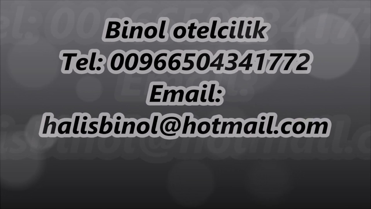 Binol Otelcilik - Makkah 📞 00966504341772