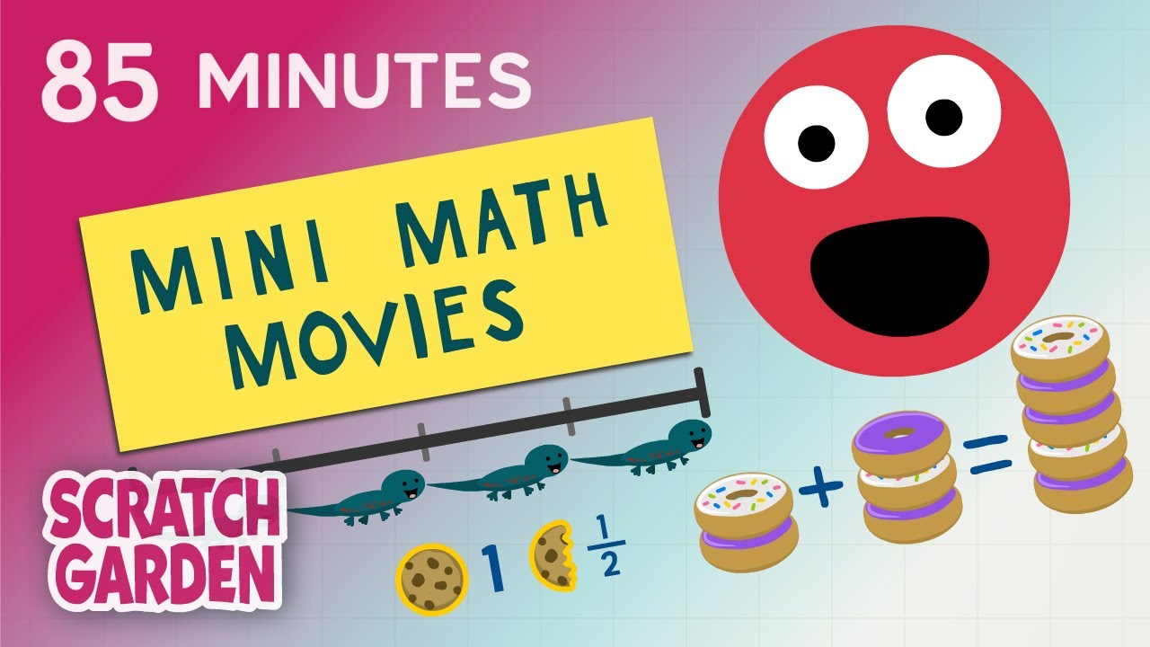 Mini Math Movies Compilation | Scratch Garden
