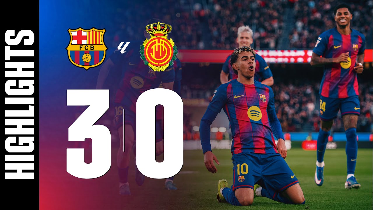 FC Barcelona 3-0 Mallorca | La Liga 2025/26 MD23 🔵