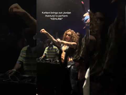 Kehlani bringing out Jordan Adetunji to play Kehlani 😮 #rnb #shorts