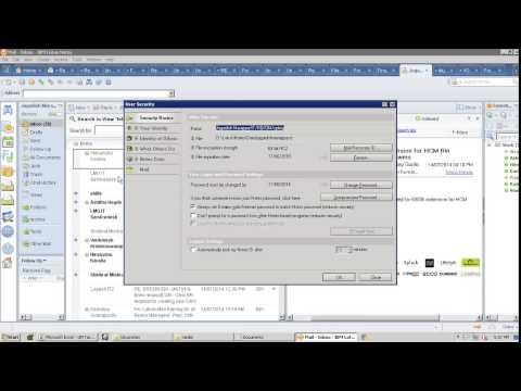 Lotusnotes Training: How To Reset Client Password