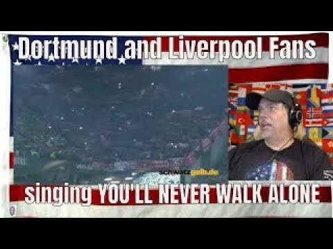Dortmund & Liverpool Fans Sing 'You'll Never Walk Alone' 2016 🎶