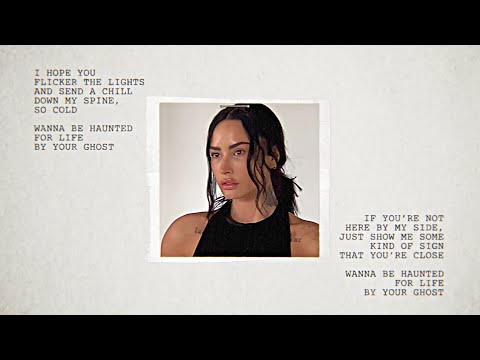Demi Lovato - Ghost (Official Lyric Video)