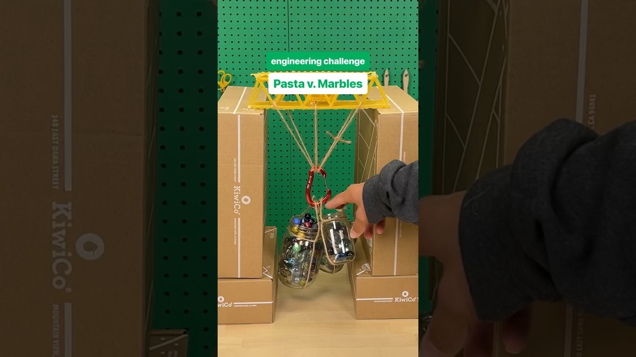 Could you build a better bridge? Try the pasta engineering challenge!