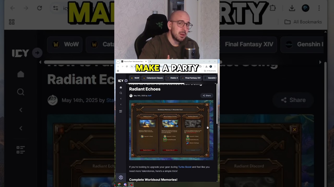 How to QUICKLY Farm VALORSTONES - Patch 11.1.5 - Season 2